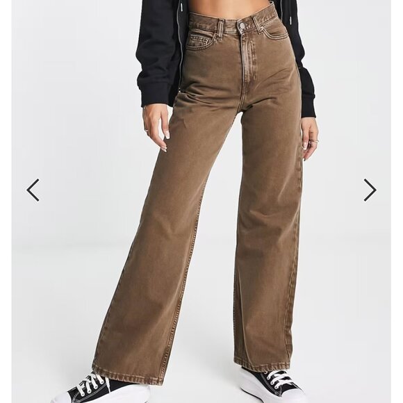 Dr. Denim Women's Echo Jeans in Washed Chocolate - Picture 1 of 4
